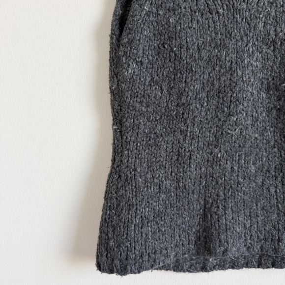 Vintage Y2K Maxtsudio Mockneck Sleeveless Chunky Wool Sweater Tank - Picture 5 of 10